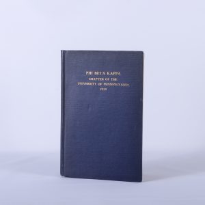 1919 PHI BETA KAPPA HAND BOOK OF THE UNIVERSITY OF PENNSYLVANIA Illustrated