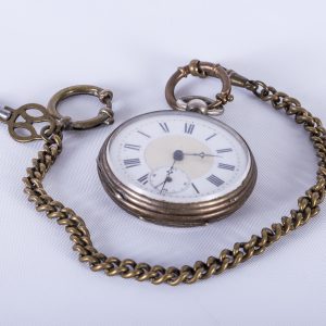 Antique pocketwatch with attached key 2
