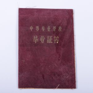 China Diploma 1954 Industrial College Guangxi Province, Cenxi County with Photo