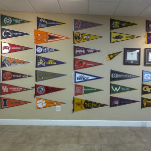 Honor Society Chapter Flag Wall