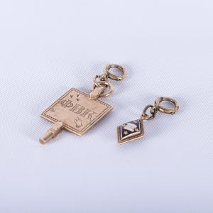 Rare Phi Beta Kappa & Delta Kappa Epsilon Gold Key & Charm 2